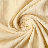 Dobby Voile Faylinn Naturel