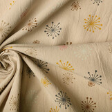 100% Washed Cotton Blowball Light Sand