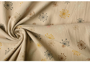 100% Washed Cotton Blowball Light Sand