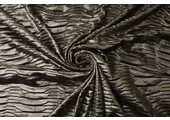 Pleated Lamé Anthracite