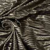 Pleated Lamé Anthracite