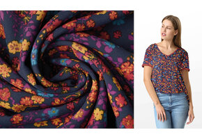 Feiner Crêpe Viola Multi 2