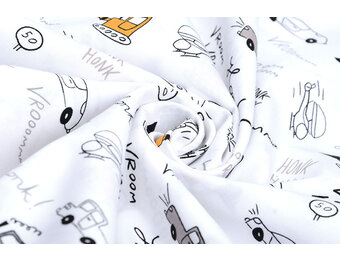 100 % digitale Baumwolle Vroom Vroom