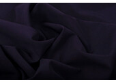 Crepe Stretch Deep Dark Purple