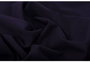 Crepe Stretch Tiefes Dunkellila