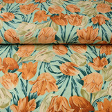 100% Viscose Tulpen Mint Groen