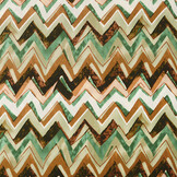 100% Viskose Confuso ZigZag Grün