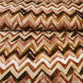 100% Viscose Confuso ZigZag Rood