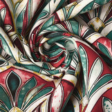 100% Viscose Terazi Green