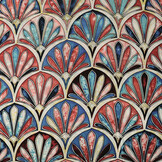 100% Viscose Terazi Blauw