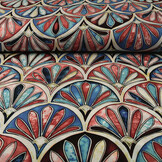 100% Viscose Terazi Blauw