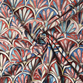 100% Viscose Terazi Blauw