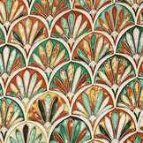 100% Viscose Terazi Brique