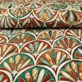 100% Viscose Terazi Brique