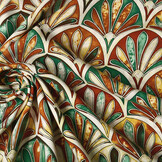 100% Viscose Terazi Brique