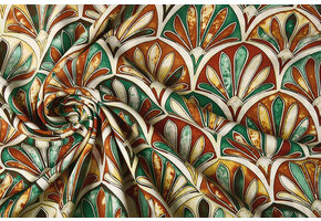 100% Viscose Terazi Brique