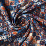 100% Viskose Seli Blau