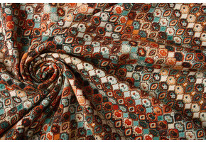 100% Viscose Seli Brique