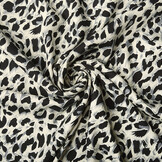 100% Viscose Madoa Grijs