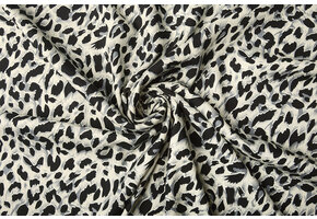 100% Viscose Madoa Grijs