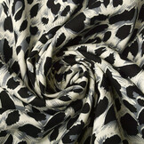 100% Viscose Madoa Grey