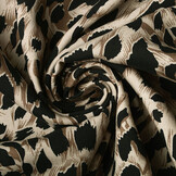 100% Viscose Madoa Brown