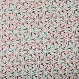 100% Viskose Morir Flor Aqua