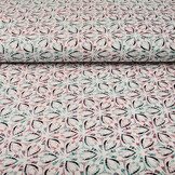 100% Viskose Morir Flor Aqua