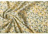 100% Viscose Morir Flor Yellow