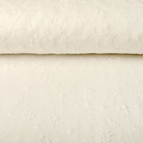 Jersey Broderie Daisy Creme