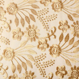 Mesh Embroidered June Gold