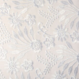 Mesh Embroidered June White