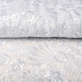 Mesh Embroidered June White