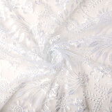 Mesh Embroidered June White