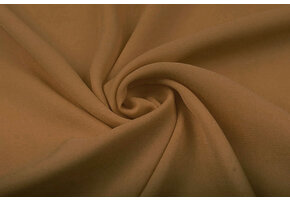 Crêpe Georgette Mokka bruin
