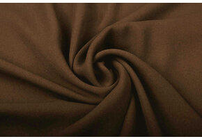 Crêpe Georgette Donker Bruin