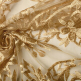 Mesh Embroidered Eline Gold