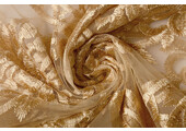 Mesh Embroidered Eline Gold