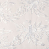 Mesh Embroidered Eline White
