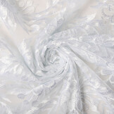 Mesh Embroidered Eline White
