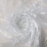 Mesh Embroidered Eline White