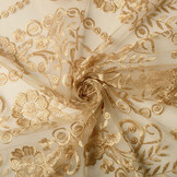 Mesh Embroidered Julie Gold