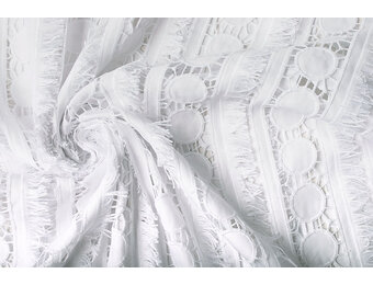 Spitze Satin Sonall Weiß