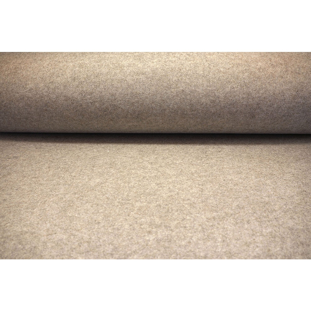 Koreanischer Filz 1 mm Hell Taupe Melange - YES Fabrics | Hausschuhe