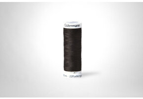 Gütermann Yarn Polyester Deep Dark Brown 200 meter
