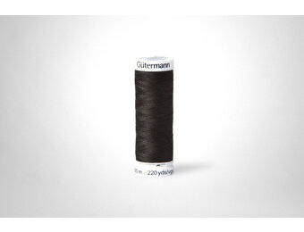 Gütermann Yarn Polyester Deep Dark Brown 200 meter