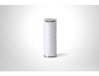 Gütermann Yarn Polyester White 200 meter