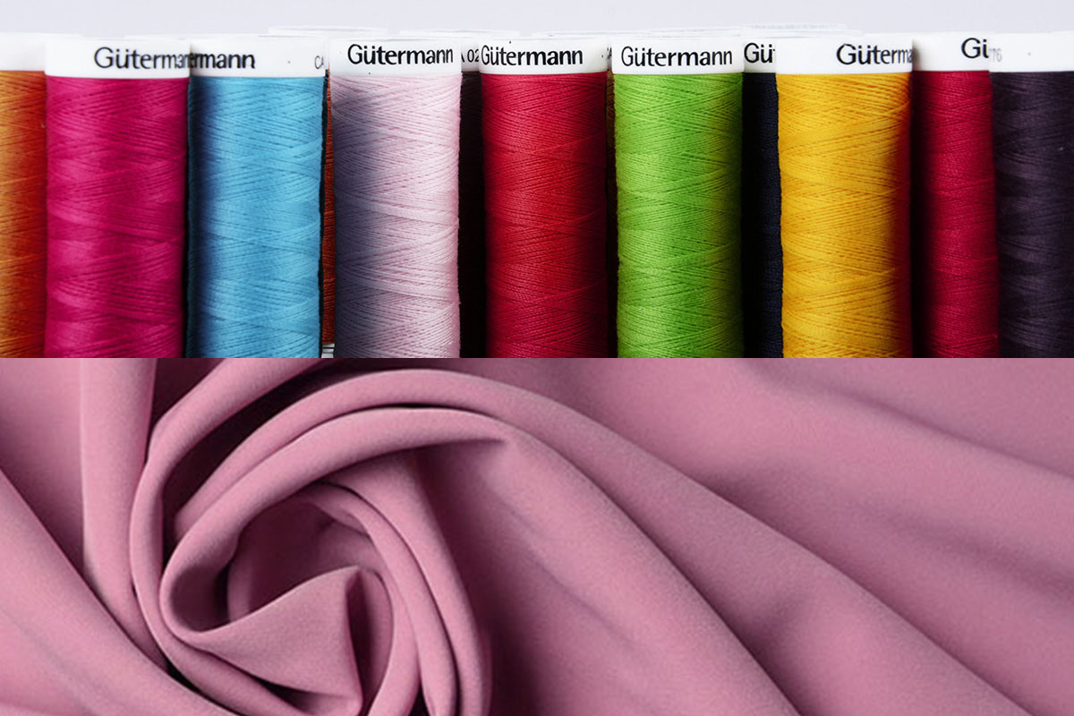 Matching Gütermann yarn with Crepe Stretch