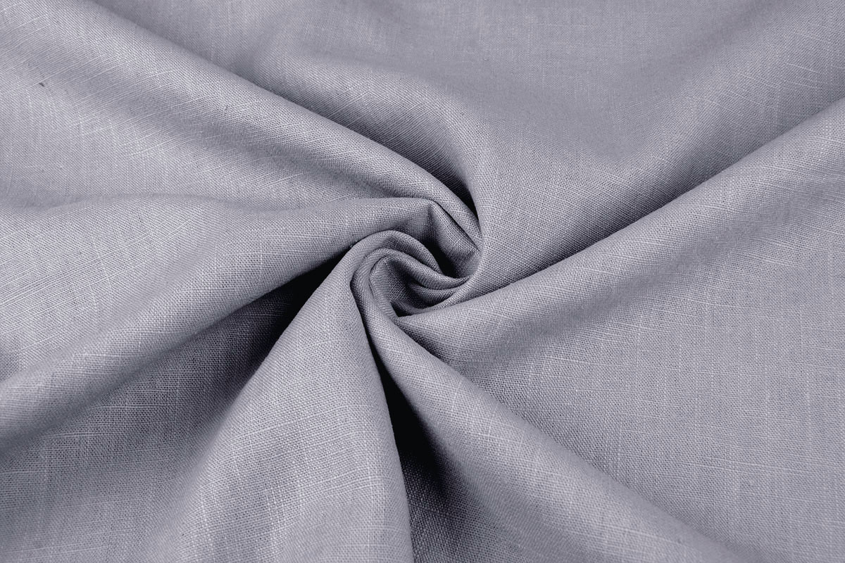 Gewaschenes Leinen Mauve Grau