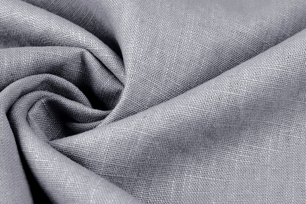 Gewaschenes Leinen Mauve Grau